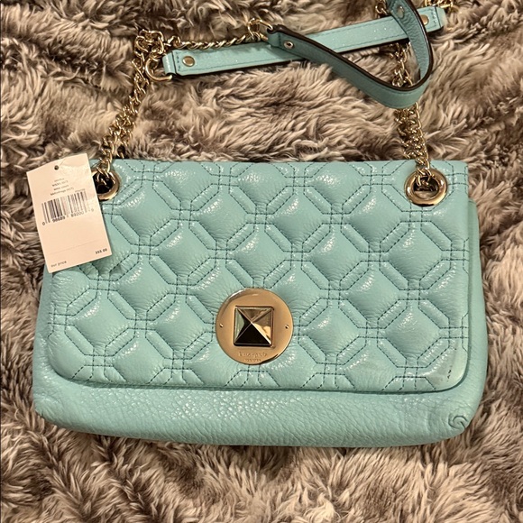 Handbags - Kate Spade Elegant Blue Quilted Shoulder Bag - Rare 🔥 NWT SOLD OUT